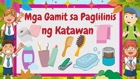 panlinis sa katawan|Mga kagamitan sa paglilinis at pag aayos ng katawan .